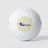Vlag van Laval (Quebec, Canada) Golfballen (Voorkant)