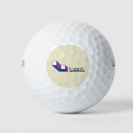Vlag van Laval (Quebec, Canada) Golfballen