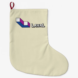 Vlag van Laval (Quebec, Canada) Grote Kerstsok