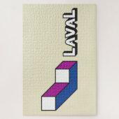 Vlag van Laval (Quebec, Canada) Legpuzzel (Verticaal)