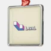 Vlag van Laval (Quebec, Canada) Metalen Ornament (Links)