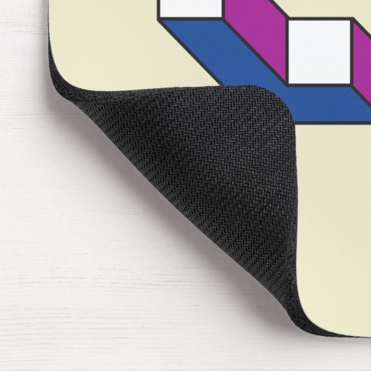 Vlag van Laval (Quebec, Canada) Muismat (Hoek)