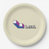 Vlag van Laval (Quebec, Canada) Papieren Bordje (Voorkant)