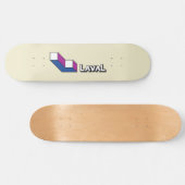 Vlag van Laval (Quebec, Canada) Persoonlijk Skateboard (Horizontaal)