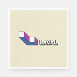 Vlag van Laval (Quebec, Canada) Servet