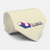 Vlag van Laval (Quebec, Canada) Stropdas (Opgerold)