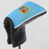 Vlag van Lazio (Italië) Golfheadcover (3/4 voorkant)