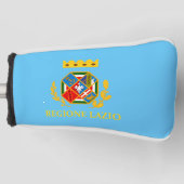 Vlag van Lazio (Italië) Golfheadcover (Voorkant)