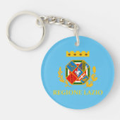 Vlag van Lazio (Italië) Sleutelhanger (Voorkant)