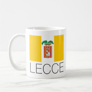 Vlag van Lecce, Apulië (Italië) Koffiemok