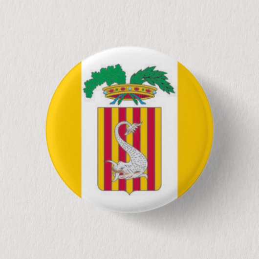 Vlag van Lecce, Apulië (Italië) Ronde Button 3,2 Cm (Voorkant)