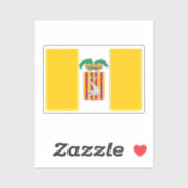Vlag van Lecce, Apulië (Italië) Sticker (Vel)