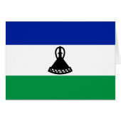 Vlag van Lesotho (Voorkant Horizontaal)