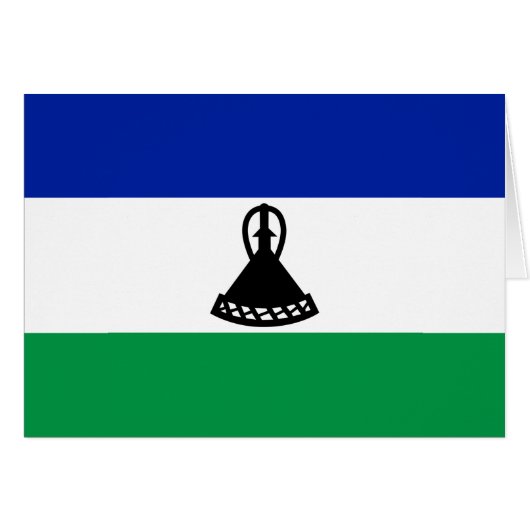 Vlag van Lesotho (Voorkant Horizontaal)
