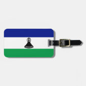 Vlag van Lesotho Bagagelabel (Voorkant horizontaal)