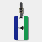 Vlag van Lesotho Bagagelabel (Voorkant verticaal)