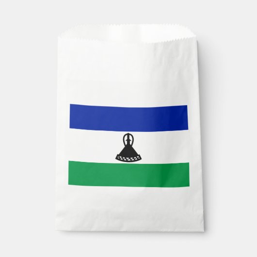 Vlag van Lesotho Bedankzakje (Voorkant)