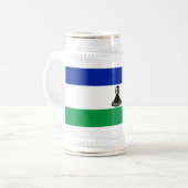 Vlag van Lesotho Bierpul (Voorkant links)