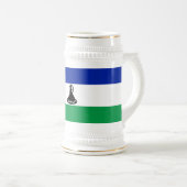 Vlag van Lesotho Bierpul (Voorkant rechts)