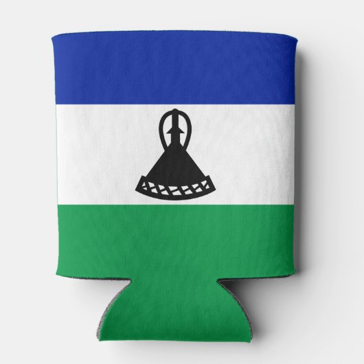Vlag van Lesotho Blikjeskoeler (Achterkant)