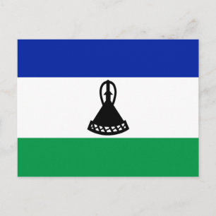 Vlag van Lesotho Briefkaart
