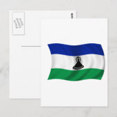 Vlag van Lesotho Briefkaart (Voorkant / Achterkant)