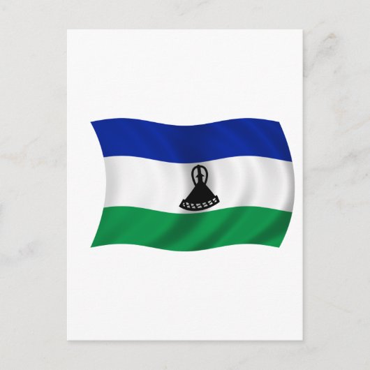 Vlag van Lesotho Briefkaart (Voorkant)