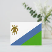 Vlag van Lesotho Briefkaart (Staand voorkant)