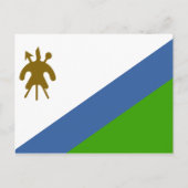 Vlag van Lesotho Briefkaart (Voorkant)