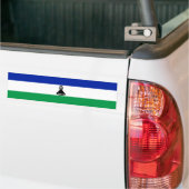 Vlag van Lesotho Bumpersticker (Op Truck)