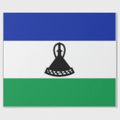Vlag van Lesotho Cadeaupapier (Vlak)