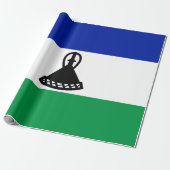 Vlag van Lesotho Cadeaupapier (Uitgerold)