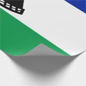 Vlag van Lesotho Cadeaupapier (Hoek)