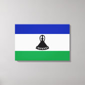 Vlag van Lesotho Canvas Afdruk (Voorkant)