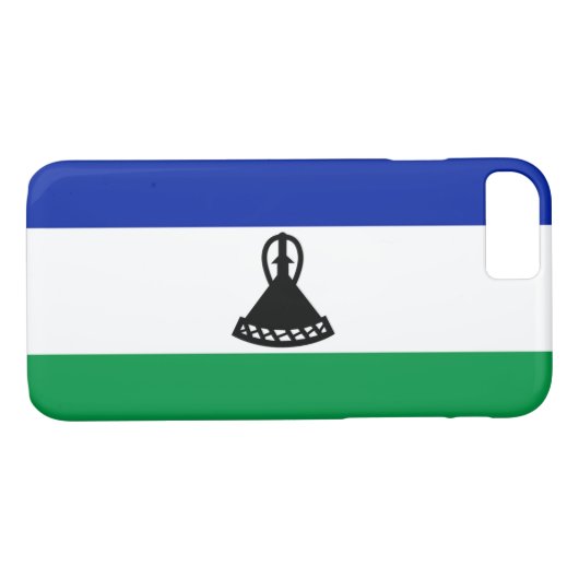 Vlag van Lesotho Case-Mate iPhone Case (Achterkant (Horizontaal))