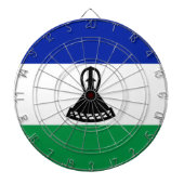 Vlag van Lesotho Dartbord (Voorkant)