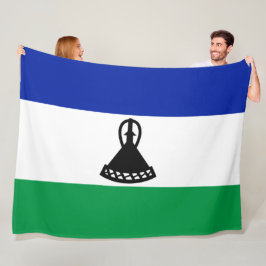 Vlag van Lesotho Fleece Deken