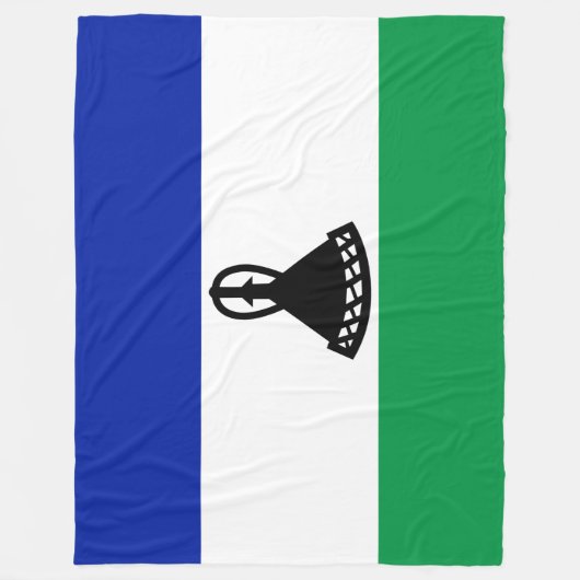 Vlag van Lesotho Fleece Deken (Voorkant)