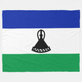 Vlag van Lesotho Fleece Deken (Voorkant (Horizontaal))