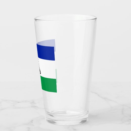Vlag van Lesotho Glas (Links)