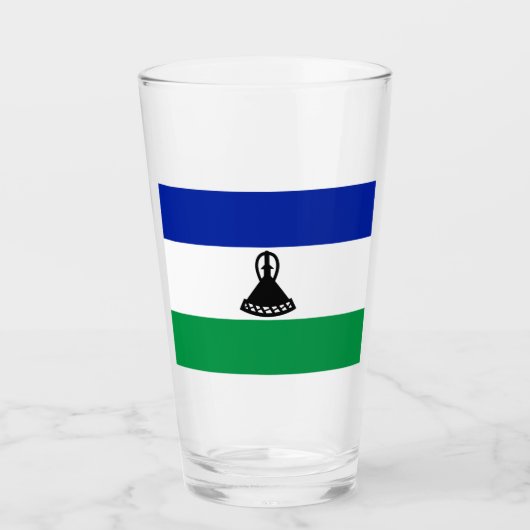 Vlag van Lesotho Glas (Voorkant)