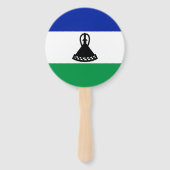 Vlag van Lesotho Handwaaier (Achterkant)