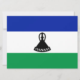 Vlag van Lesotho Kaart