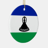 Vlag van Lesotho Keramisch Ornament (Rechts)