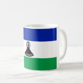 Vlag van Lesotho Koffiemok (Voorkant rechts)