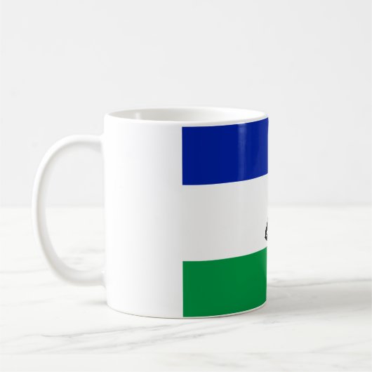 Vlag van Lesotho Koffiemok (Links)