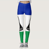 Vlag van Lesotho Leggings (Voorkant)