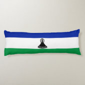 Vlag van Lesotho Lichaamskussen (Achterkant)