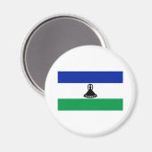 Vlag van Lesotho Magneet (Voorkant / Achterkant)