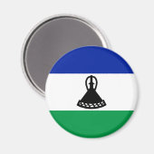 Vlag van Lesotho Magneet (Voorkant / Achterkant)